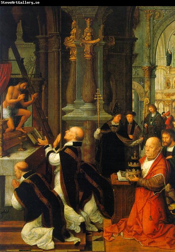 Adriaen Isenbrandt The Mass of St.Gregory